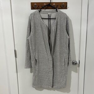 Target Women's Light Gray Open-Front Cardigan Sweater